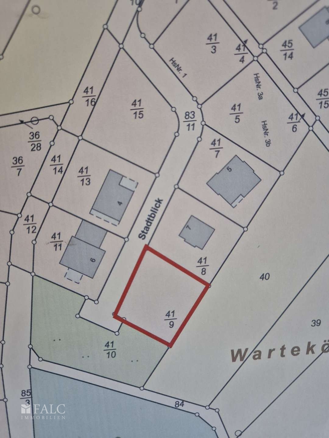 Ausschnitt Flurkarte